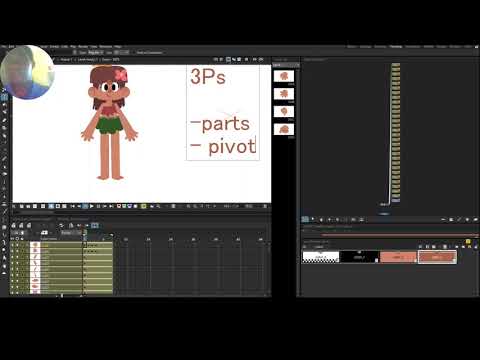 OpenToonz Rigging 3Ps - 01 Parts