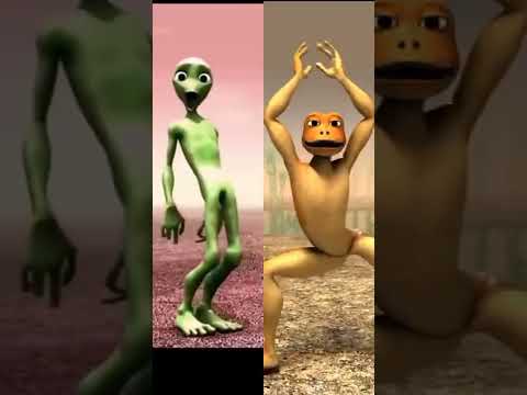 YENİ RENKLİ YEŞİL UZAYLI DANSI YENİ ŞARKISIYLA / AKIM DAME TU COSİTA #dametucosita