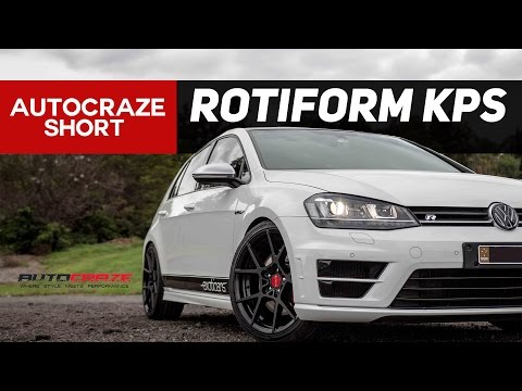 VOLKSWAGEN GOLF R WHEELS // Rotiform KPS Rims & Tyres // | AutoCraze 2017