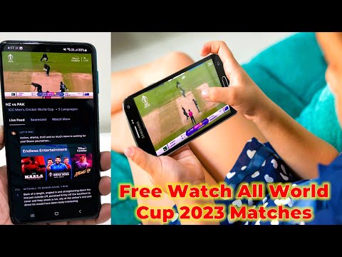 How to Watch All World Cup 2023 Live Matches for Free in Phone