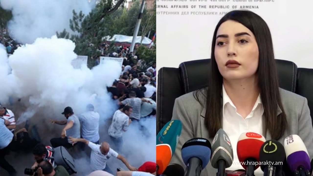 Ո՞վ է հրաման տվել քաղաքացիների վրա արգելված «զարյա-3» կիրառել. լրագրողը՝ ՆԳ նախարարին