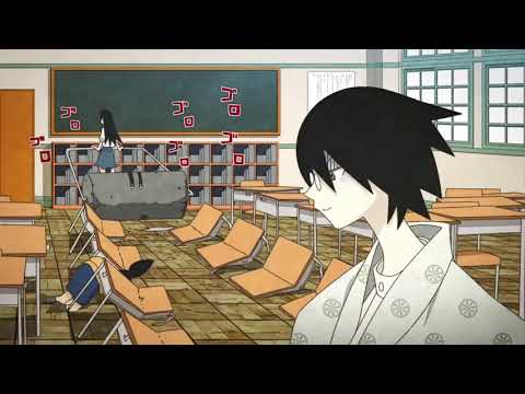 Sayonara Zestsubou Sensei - Chiri making a great entrance