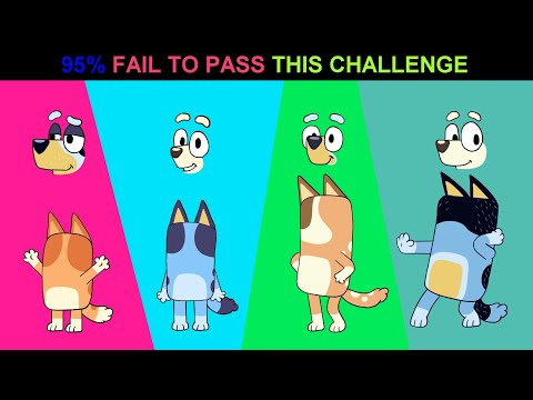 Bluey Wrong Heads, Can You Guess their Bodies? | Puzzle Game | Bluey