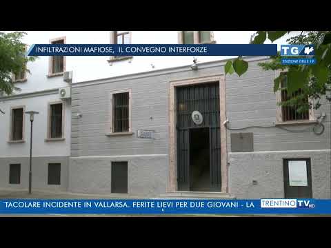 11 ott '22 - Trentino TV - Riunione interforze contro mafie in Trentino