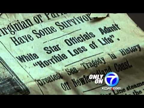 100-year-old newspaper documents Titanic crash