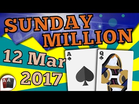 [12 March 2017] PokerStars Sunday Million Final Table Replay (Cards-Up) | Series Player
