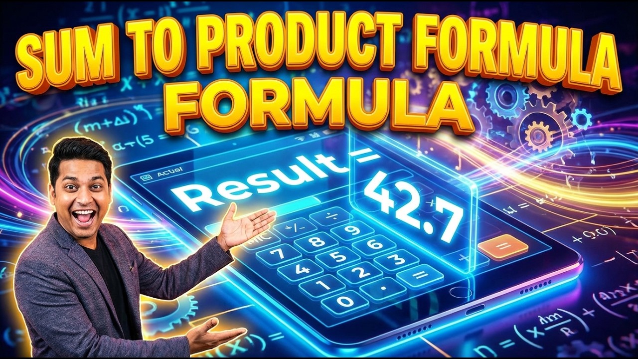 Sum To Product Formula Interactive Calculator