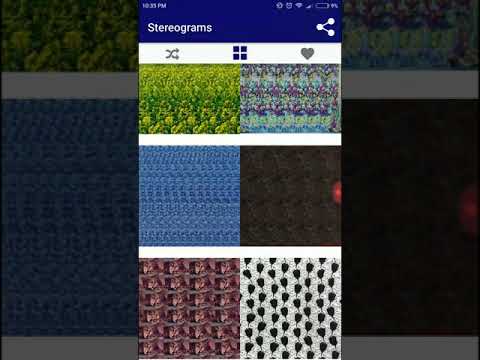 Stereograms - magic eye 3d pictures Video
