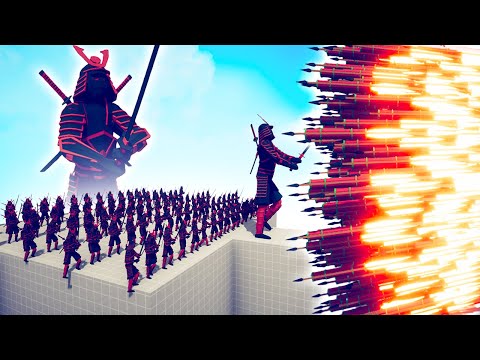 100x DARK SAMURAI + 1x GIANT vs EVERY GOD - TABS | Totally Accurate Battle Simulator 2025
