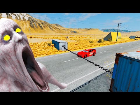 TOP 10 - Escape From The Shy Guy (SCP-096)😱 BeamNG.Drive