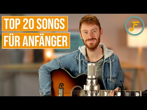 20 Songs für Anfänger mit Gitarre und Gesang