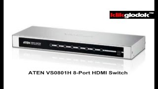 preview picture of video 'ATEN VS0801H 8-Port HDMI Switch Harga'
