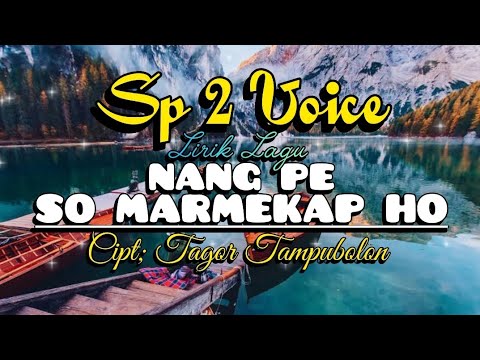 NANG PE SO MARMEKAP HO | SP 2 VOICE ( LIRIK LAGU ) CIPT.TAGOR TAMPUBOLON | LAGU BATAK TERBARU
