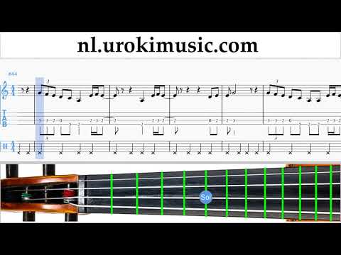 Viool Leren Spelen Dua Lipa - New Rules Tablatura Deel#2 um-i799