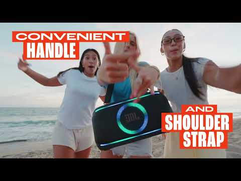 JBL PartyBox On-the-Go 2 with 2 wireless mics 100W Black