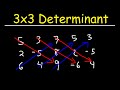 How To Find The Determinant Of A 3x3 Matrix The Easy Way
