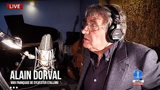 Alain Dorval (voix de Sylvester Stallone) en Backstage Studio (18 Mai 2016) video