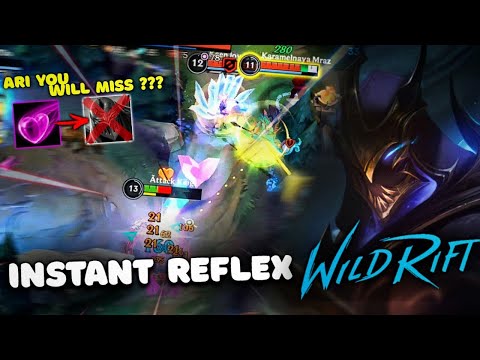 INSTANT REFLEX | ZED vs. AHRI GRANDMASTER GAMEPLAY - WILD RIFT