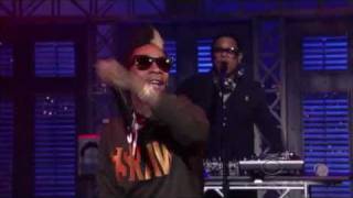Music Video Wiz Khalifa Performs HD "Roll Up" Live On David Letterman!