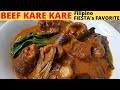 Beef KARE KARE | Oxtail, Beef Tripe, & Beef Meat STEW in PEANUT SAUCE | Filipino Food Recipe