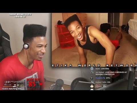 Etika Reacts To Cure Your Work Out (Etika Roast) [Highlights]