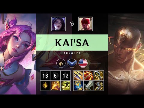 Kai'Sa Jungle vs Lee Sin - NA Diamond Patch 25.14