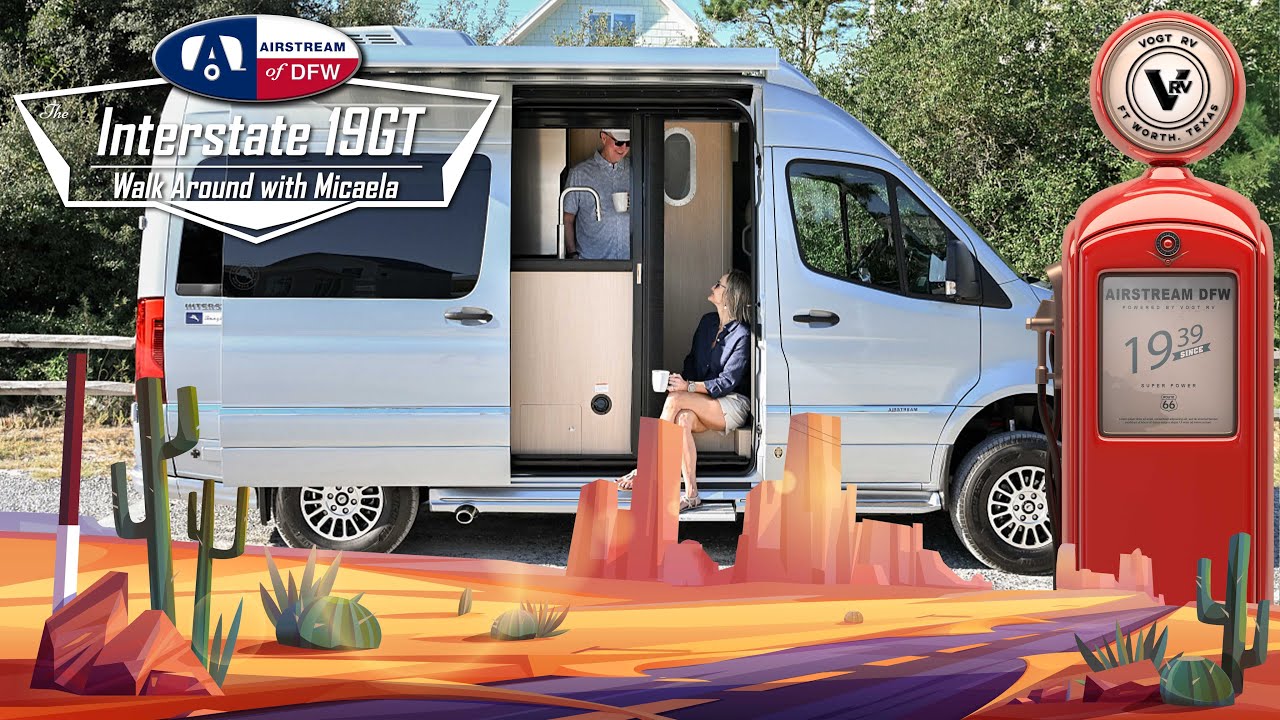 Airstream Interstate Off-Grid Camper Van Rental in Atlanta, Georgia Walkthrough