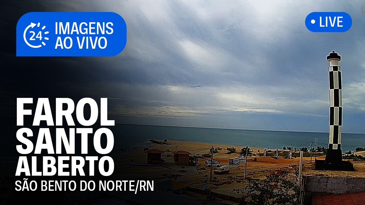 Live webcam view of Farol de Santo Alberto Beach Cam