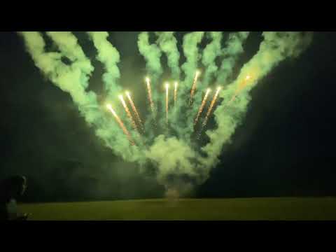 Slice Cake 10 Shot Fan Shape Green Comet