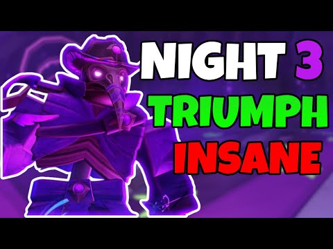 NIGHT 3 HARD MODE TRIUMPH + EASY GUIDE | TDS Tower Defense Simulator