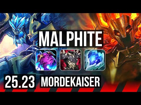 MALPHITE vs MORDEKAISER (TOP) | EUW Master | 25.23