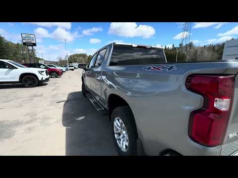 2026 Chevrolet Silverado 1500 Crew Cab Short Box 4-Wheel Drive RST in Gray for sale at Boyer Chevrolet Buick GMC Bancroft in Bancroft, ON