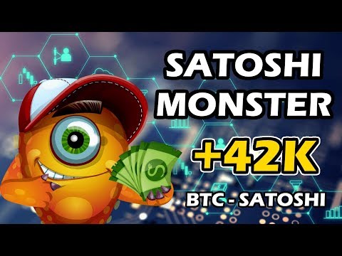 Вывел 42 425 satoshi с BTC крана Satoshi Monster и Satoshi Hero!