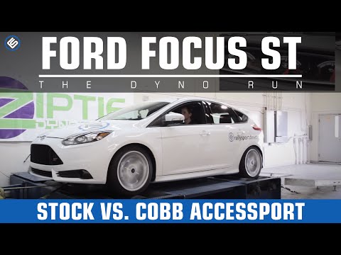 Stock VS. COBB AccessPORT Stage 1 Dyno Runs with our White Sheep Focus ST - RallySportDirect.com