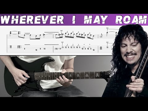 METALLICA - WHEREVER I MAY ROAM (Guitar cover with TAB | Lesson)