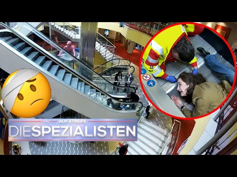 Autsch! Mit den Haaren in der Rolltreppe gefangen🤕 Frau hat PANIKATTACKE ​| Die Spezialisten | SAT.1