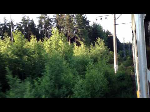 Countryside train (Lake Ladoga - Saint-Petersburg)