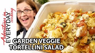 Amazing Garden Veggie Tortellini Salad!