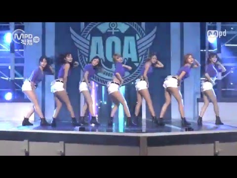 [MPD직캠] 에이오에이 직캠 Good Luck AOA Fancam @엠카운트다운_160519