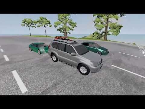 Big Ramp Jumps with Real Car Mods - #beamngdrive   Crashes