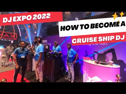 DJ Expo 2022 at the Carnival Cruise Line Entertainment Booth