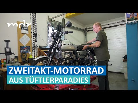 Bärensteiner Schrauber baut hubraumstärkstes Zweitakt-Motorrad der Welt | MDR um Zwei | MDR
