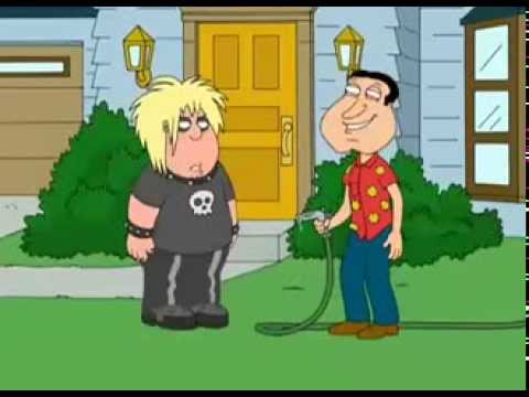Family Guy-Chris beats up Quagmire for his car keys
