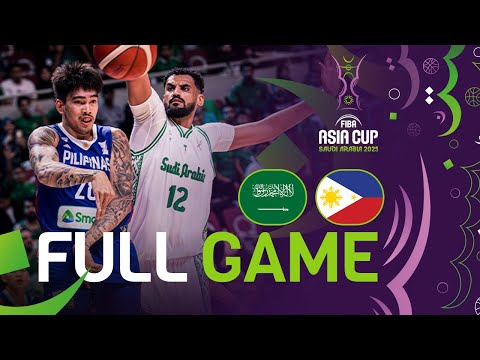 Qualif. To Quarter-Finals | Saudi Arabia v Philippines | Full Basketball Game | FIBA Asia Cup 2025