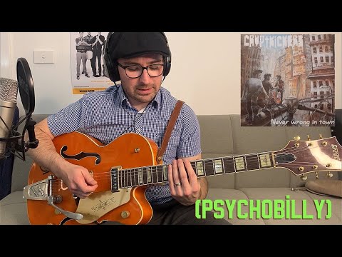 Cryptkickers - Undertaker Psychobilly Guitar Tutorial - Intro Verse and Chorus - Adrian Whyte