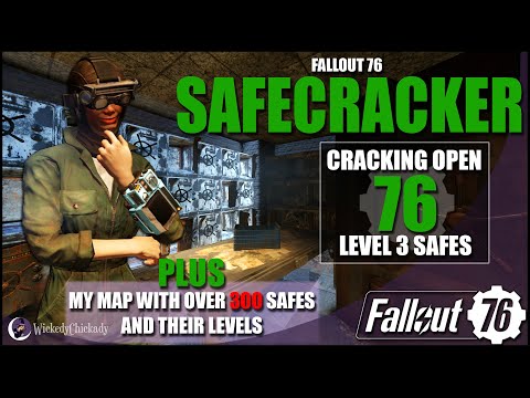 Fallout 76 Safecracker Guide | Opening 76 Level 3 Safes for Rare Plans | Full Map of Leveled Safes
