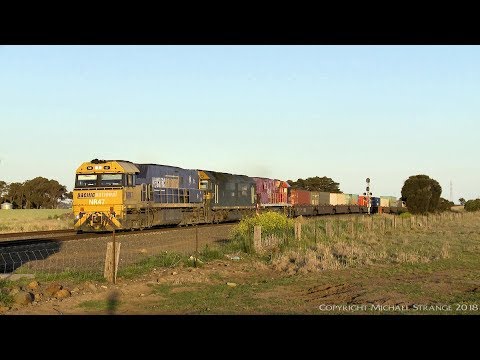 5MA5 Pacific National Container Train - PoathTV Australian Railways
