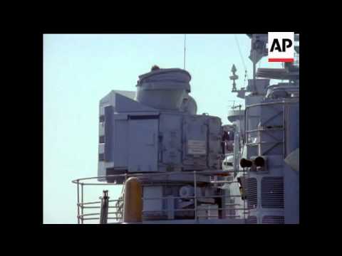 NAVAL EXERCISE IN THE ENGLISH CHANNEL - NO SOUND - COLOUR - COLOUR VERY GOOD