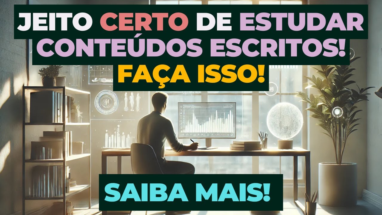 COMO ESTUDAR CONTEÚDOS ESCRITOS: ESTRATÉGIAS EFICAZES | Dicas e Estratégias