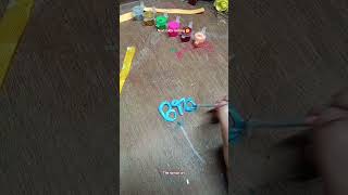DIY clay Rakhi  making at home 🤩☺️ next rakhi making in comment 😧#short Bro